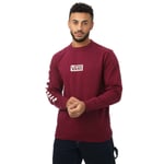 Men's Sweatshirt Vans Regular Fit Pullover in Red