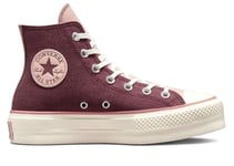 Chaussures pour Femmes Converse All Star Platform A03721C Baskets Hautes Chuck