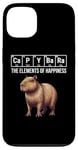 iPhone 13 Capybara The Elements Of Happiness Periodic Table Chemistry Case