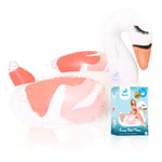 GIANT 5FT FLAMINGO POOL FLOAT WHITE RIDE ON SUMMER BEACH HOLIDAY LILO SWIM