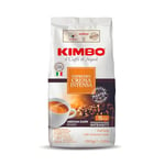 Kimbo Crema Intensa Whole Coffee Beans, Medium Roast, 1kg Bag