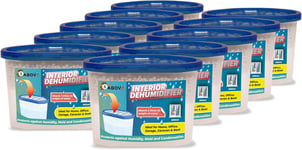 1ABOVE Dehumidifier 500ml Pack of 10| Condensation Remover Moisture Absorber, in