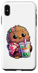 iPhone XS Max Kiwi Bird Drinking Bubble Tea Japanese Kimono Case