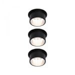 Paulmann Gil Coin, Utanpåliggande Spotlight, 1 Lampor, Led, 6 W, 2700 K, Svart, Borstat Järn