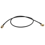 SMA Mâle vers SMA Femelle à Angle Droit Câble d'extension d'antenne RG174 Câble Coaxial 50cm pour Antenne 4G LTE Routeur WiFi WLAN FPV Contrôleur Radio Jambon émetteurs-récepteurs(Q1141)