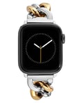 Anne Klein Bracelet chaîne tendance pour Apple Watch, sécurisé, réglable, bracelet de rechange pour Apple Watch, s'adapte à la plupart des poignets