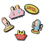 Crocs Unisex's Beavis and Butthead Shoe Charms, Multi Colour, One Size