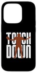 Coque pour iPhone 14 Pro USA Touchdown Ballon de football américain