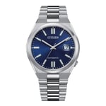 Citizen TSUYOSA Watch Automatic Blue Dial 40mm Steel Strap NJ0150-81L