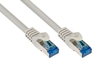 Good Connections® SmartFLEX Cat.6A Patch Cable - 25 cm / 0.3 m - Highly Flexible Short 10-GIGABIT Premium Ethernet Cable Copper Conductor/CU - Latch Protection - S/FTP PiMF - Halogen Free (LSZH) -