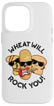 Coque pour iPhone 14 Pro Max Wheat Will Rock You Funny Food Jeu de mots