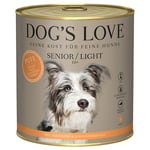 Dog´s Love Senior/Light -säästöpakkaus 24 x 800 g - kalkkuna