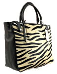 Radley Grab Bag Work Bag Large WITLEY Faux Zebra Black Leather New RRP 239