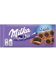 Milka Oreo Sandwich - Sjokoladeplate med Oreobiter 96 gram