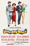 GUYS and DOLLS FILM Riwb - POSTER HQ 40x60cm d'une AFFICHE CINéMA