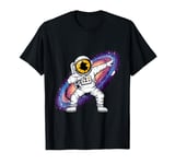 Astronaut Dabbing in Space Cosmic Galaxy Adventure Tee T-Shirt