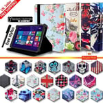 For Various Argos Alba 7 8 10 Tablet - Folio Stand Leather Cover Case + Stylus