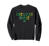 One Lucky Nurse St Patricks Day Nurse Sweatshirt