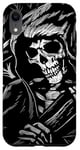 Coque pour iPhone XR Coque Grim Reaper crâne mort gothique horreur