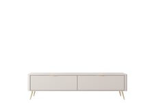 Forba TV-benk 200 cm - Beige & mediabenk