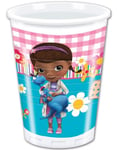 8 stk Plastmuggar 200 ml - Doc McStuffins