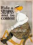 STEARNS VéLO/CYCLES Rmui - POSTER HQ 40x60cm d'une AFFICHE VINTAGE