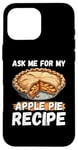 Coque pour iPhone 16 Pro Max Nourriture pour tarte aux pommes