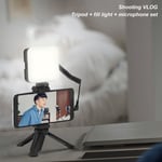 Light Stand Phone Holder Tripod Kit With Fill Light Phone Clip For Vlog Vide Set