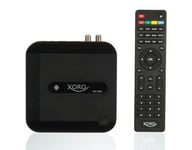 Xoro HST 500S Smart TV IP-Box Lecteur Multimédia HD (4GB HDD, 1GB RAM, Récepteur satellite HDTV Tuner DVB-S2, HDMI, Wi-Fi, DLNA, Lecteur de cartes SDHC, Android 4.0, 3x USB 2.0) Noir