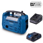 Compresseur electrique hybride SCHEPPACH 20V IXES 10 bars - Airforce 6 + batterie 2Ah + chargeur 2,4Ah