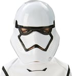 RUBIES - Star Wars Officiel - Masque Stormtrooper pour Enfants - Taille Unique - Accessoire pour Compléter le Déguisement - Masque en PVC Blanc et Noir avec Attache Élastique