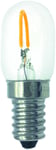 Filament LED-lampa, Päron, Klar, 0,5W, E14, 230V, MB