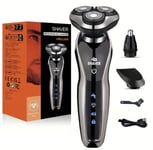 3 in 1 Beard Electric Hair Clippers Shaver Shaver Razor Rotary Trimmers For Men