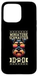 iPhone 15 Pro Max Retro Sunglasses Miniature Schnauzer Schnauzers Case