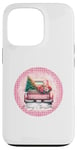 iPhone 13 Pro Pink Christmas Truck: Farmhouse Holiday Charm Case