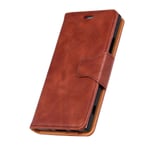 Mipcase Flip Phone Cover for ZenFone Live L1 (ZA550KL), Leather Case Business Wallet Case with [Card Slots], Kickstand Phone Cover Magnetic Closure Phone Case for ZenFone Live L1 (ZA550KL) (Brown)