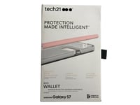 Tech21 Cover Case Evo Wallet for Samsung Galaxy S7 Pink 2 Meter Drop Protection