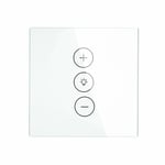 WiFi Smart Wall Touch Light Dimmer Switch Tuya APP La télécommande fonctionne avec Amazon Alexa et Google Home, prise EU