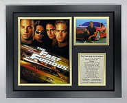Legends Never Die The Fast and The Furious encadrée Photo Collage, 11 x 35,6 cm
