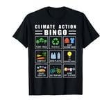 Climate Action Bingo Earth Day Climate Change T-Shirt