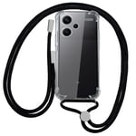 Cool Case for Xiaomi Redmi Note 13 Pro Plus 5G Black Lanyard