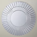 John Lewis Morello Round Bevelled Glass Wall Mirror, Clear