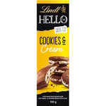 Lindt Hello Cookies And Cream Bar, 100g