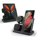 3in1 Wireless Charger Station For Samsung Galaxy S24 Watch Ultra/7/6/5/4/3 Buds3