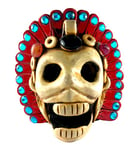 ELTRICOLOR Aztec Death Whistle Loud - Silbato Muerte Azteca - Aztec Whistle Silbato Azteca - Aztec Screaming Death Whistle - Terrifying Loudest Aztec Dead Whistle 125 DB (Assorted Colors)