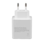 65 W USB C -puhelinlaturi Dual Type C Yksi USB-portti EU-pistoke 100?240V Universal USB C -seinälaturi kannettaville puhelimille