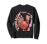 Turkin' 9 To 5 Funny Family Thanksgiving Matching Apparel Sweatshirt