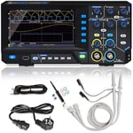 PeakTech 1401 Oscilloscope à mémoire numérique 2 canaux 10 MHz 100 MS/s Interface USB Logiciel PC P 1401 Noir