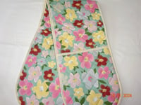 Double Oven Gloves. All in Blooms  Made in UK. Lovely new pattern Modern colours