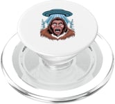 Théorie du complot sur l'enlèvement d'un ovni par Bigfoot Sasquatch Alien PopSockets PopGrip pour MagSafe